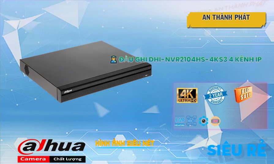 Đầu Ghi Dahua Giá rẻ DHI-NVR2104HS-4KS3