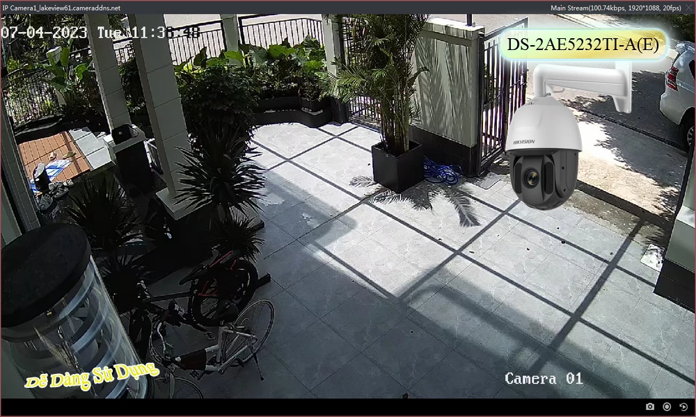 DS-2AE5232TI-A(E) sắc nét Hikvision