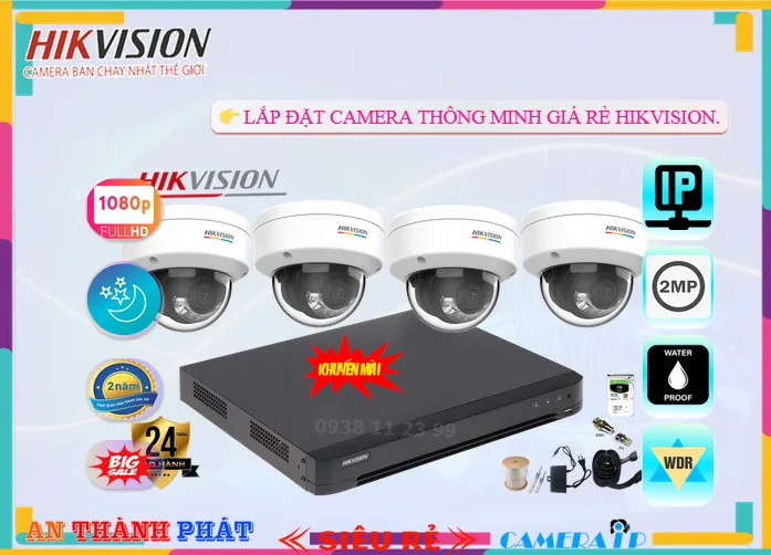 lắp đặt camera hikvision giá rẻ, lắp camera thông minh hikvision, camera giá rẻ hikvision, lắp đặt camera hikvision,