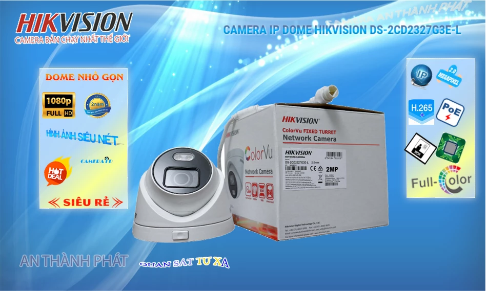 DS-2CD2327G3E-L sắc nét Hikvision