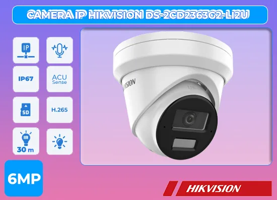 Camera IP HIKVISION DS-2CD2363G2-LI2U 6MP,Bán giá rẻ DS-2CD2363G2-LI2U,Giá giá sỉ DS-2CD2363G2-LI2U,Bán Sỉ DS-2CD2363G2-LI2U,DS-2CD2363G2-LI2U Bán Lỗ,DS-2CD2363G2-LI2U Đang giảm giá,DS-2CD2363G2-LI2U Giá Thấp Nhất,Giá Bán DS-2CD2363G2-LI2U,Nơi bán DS-2CD2363G2-LI2U