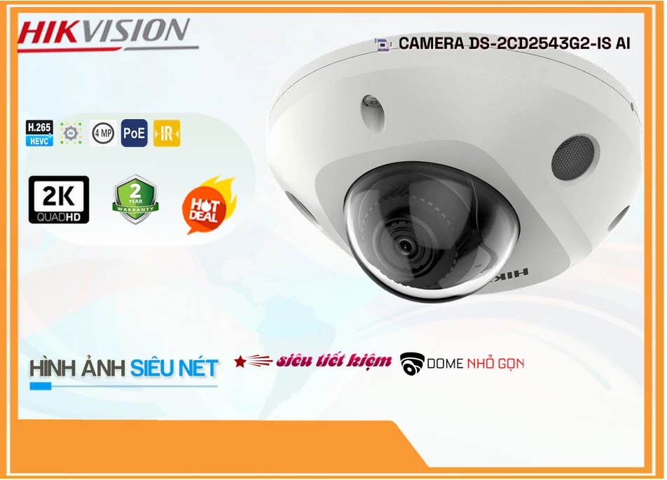 Camera IP Hikvision DS-2CD2543G2-IS,DS-2CD2543G2-IS Giá Khuyến Mãi,DS-2CD2543G2-IS Giá rẻ,DS-2CD2543G2-IS Công Nghệ