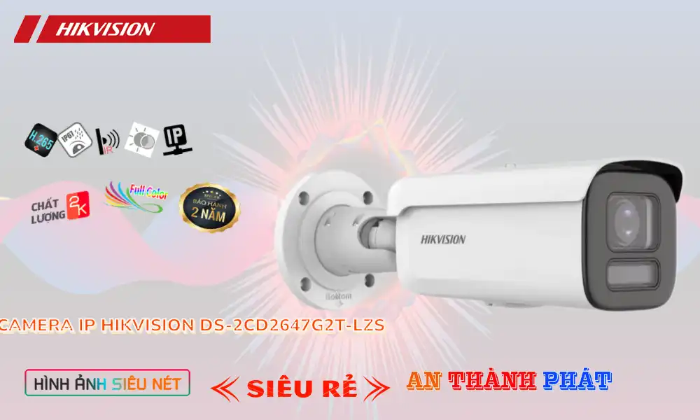 DS-2CD2647G2T-LZS sắc nét Hikvision