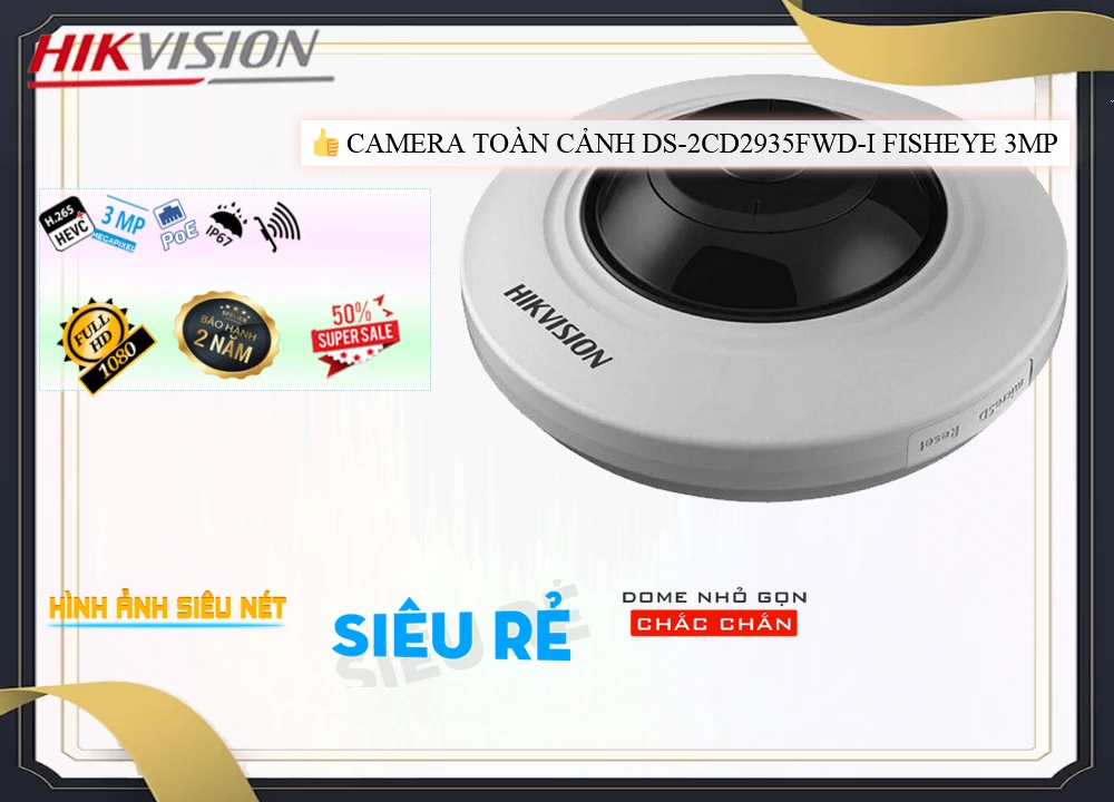 Camera Mắt Cá Hikvision DS-2CD2935FWD-I,Chất Lượng DS-2CD2935FWD-I,DS-2CD2935FWD-I Công Nghệ Mới,DS-2CD2935FWD-IBán Giá