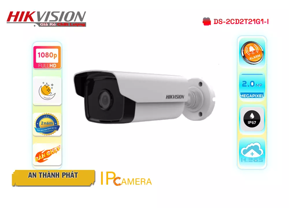 Camera Hikvision DS-2CD2T21G1-I,DS-2CD2T21G1-I Giá Khuyến Mãi,DS-2CD2T21G1-I Giá rẻ,DS-2CD2T21G1-I Công Nghệ Mới,Địa