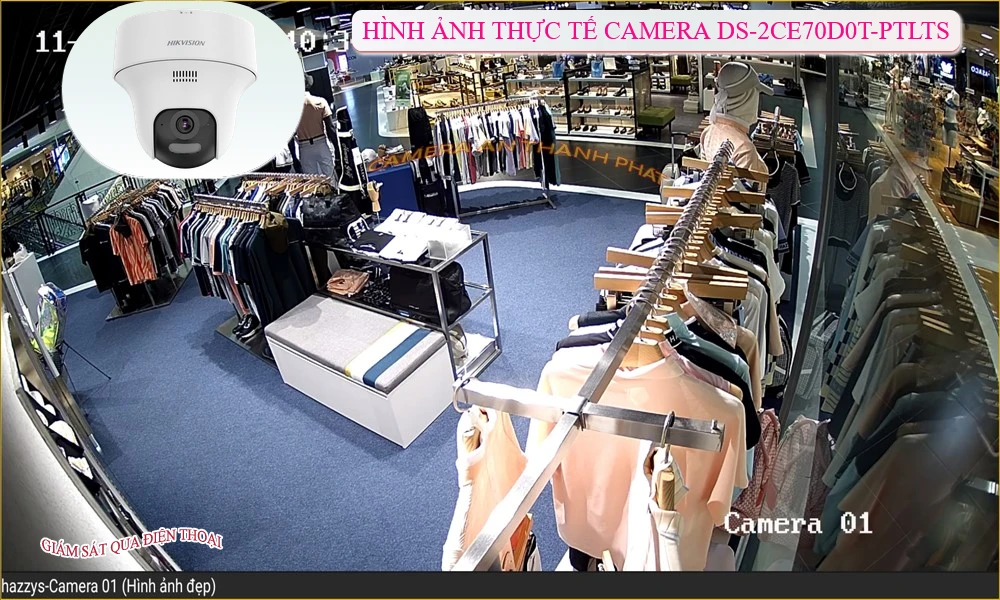 Camera HD Anlog DS-2CE70D0T-PTLTS Hikvision Chất Lượng