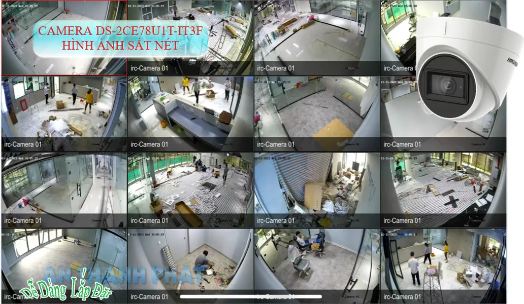 DS-2CE78U1T-IT3F sắc nét Hikvision DS-2CE78U1T-IT3F sắc nét Hikvision