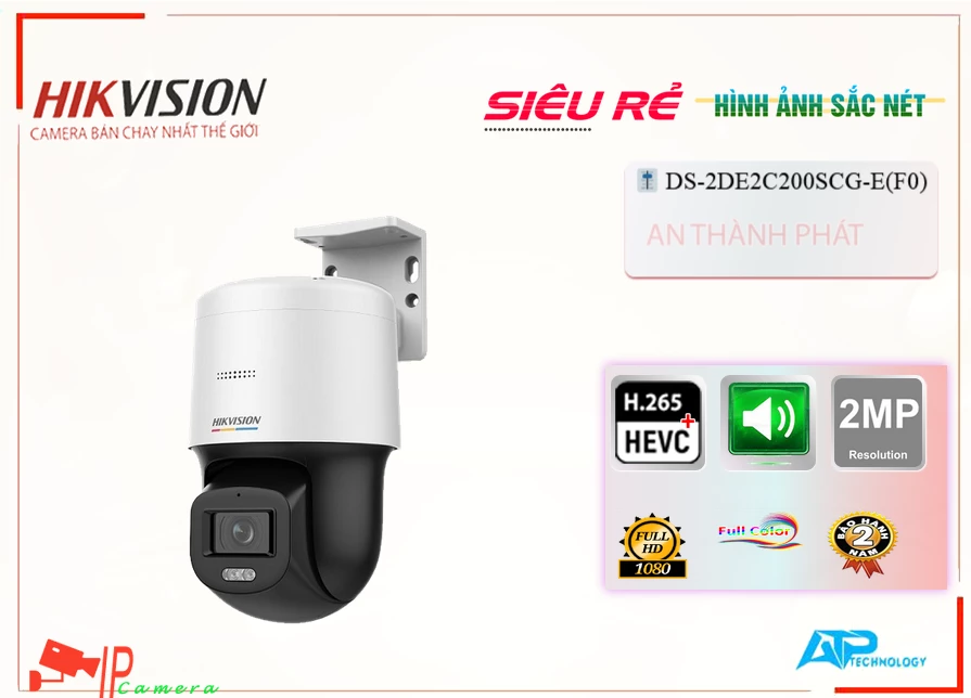 Camera Hikvision DS-2DE2C200SCG-E(F0),thông số DS-2DE2C200SCG-E(F0),DS 2DE2C200SCG E(F0),Chất Lượng