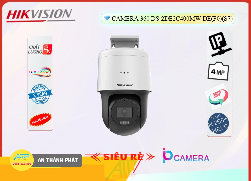 Camera Hikvision DS-2DE2C400MW-DE(F0)(S7),thông số DS-2DE2C400MW-DE(F0)(S7),DS 2DE2C400MW DE(F0)(S7),Chất Lượng
