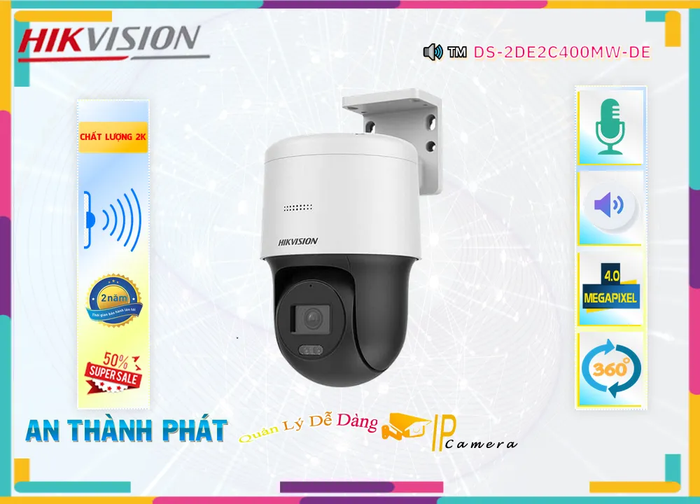 Camera Hikvision DS-2DE2C400MW-DE,thông số DS-2DE2C400MW-DE,DS 2DE2C400MW DE,Chất Lượng