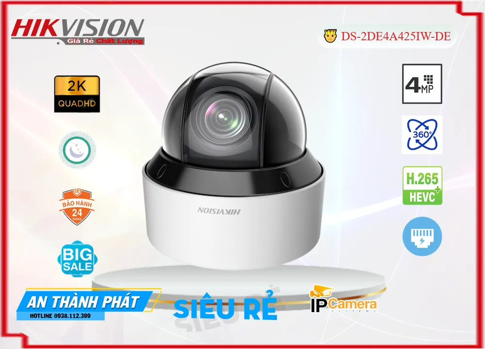 Camera Hikvision DS-2DE4A425IW-DE,DS-2DE4A425IW-DE Giá rẻ,DS 2DE4A425IW DE,Chất Lượng DS-2DE4A425IW-DE,thông số