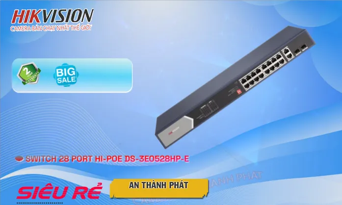 Switch 24 port DS-3E0528HP-E Hikvision Switch 24 port DS-3E0528HP-E Hikvision