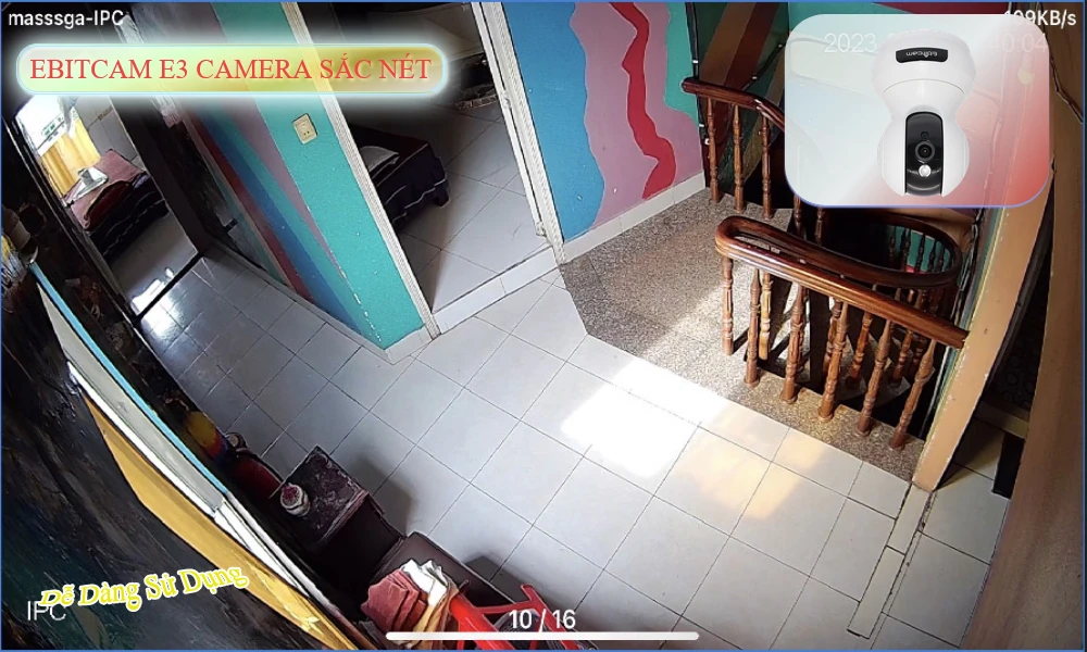 Ebitcame3 sắc nét Wifi Ebitcam