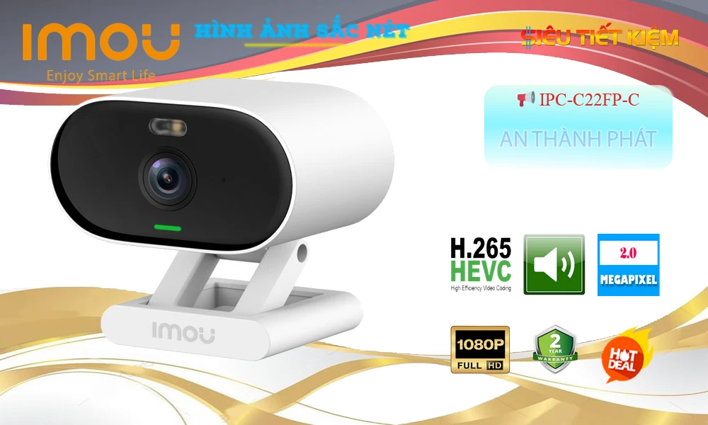 ➠ IPC-C22FP-C sắc nét Wifi Imou ➠ IPC-C22FP-C sắc nét Wifi Imou