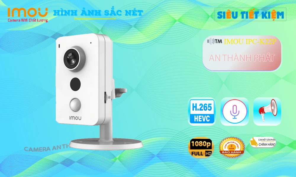 Camera Wifi IMOU IPC-K22P Full HD 1080P