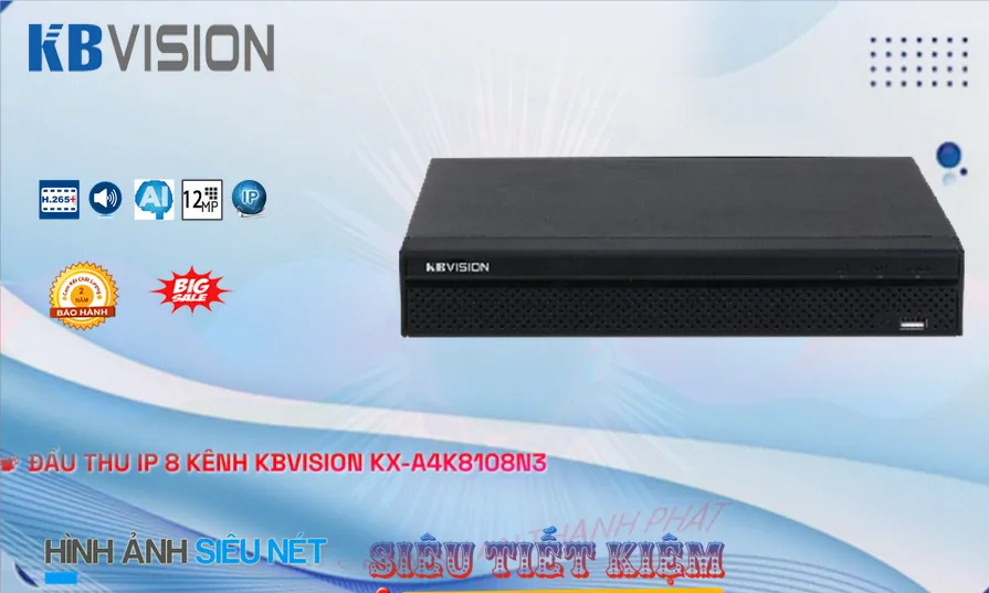 KX-A4K8108N3 Đầu Ghi Hình Công Nghệ Mới KX-A4K8108N3 Đầu Ghi Hình Công Nghệ Mới