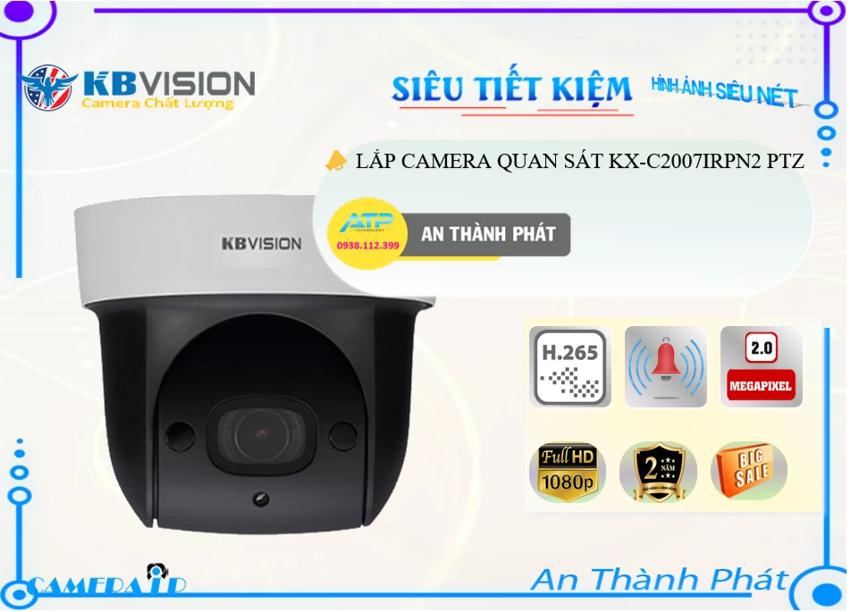 Camera KBvision KX-C2007IRPN2,Giá KX-C2007IRPN2,KX-C2007IRPN2 Giá Khuyến Mãi,bán KX-C2007IRPN2,KX-C2007IRPN2 Công Nghệ