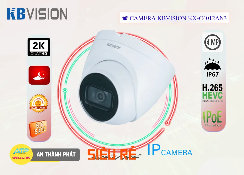 Camera IP Kbvision KX-C4012AN3,Chất Lượng KX-C4012AN3,KX-C4012AN3 Công Nghệ Mới,KX-C4012AN3Bán Giá Rẻ,KX