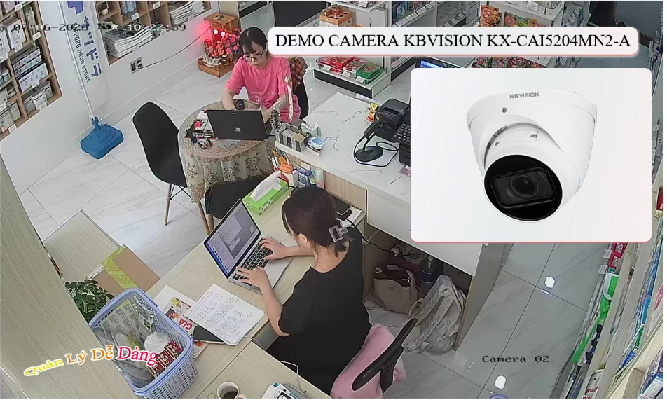 ➠  KX-CAi5204MN2-A sắc nét KBvision
