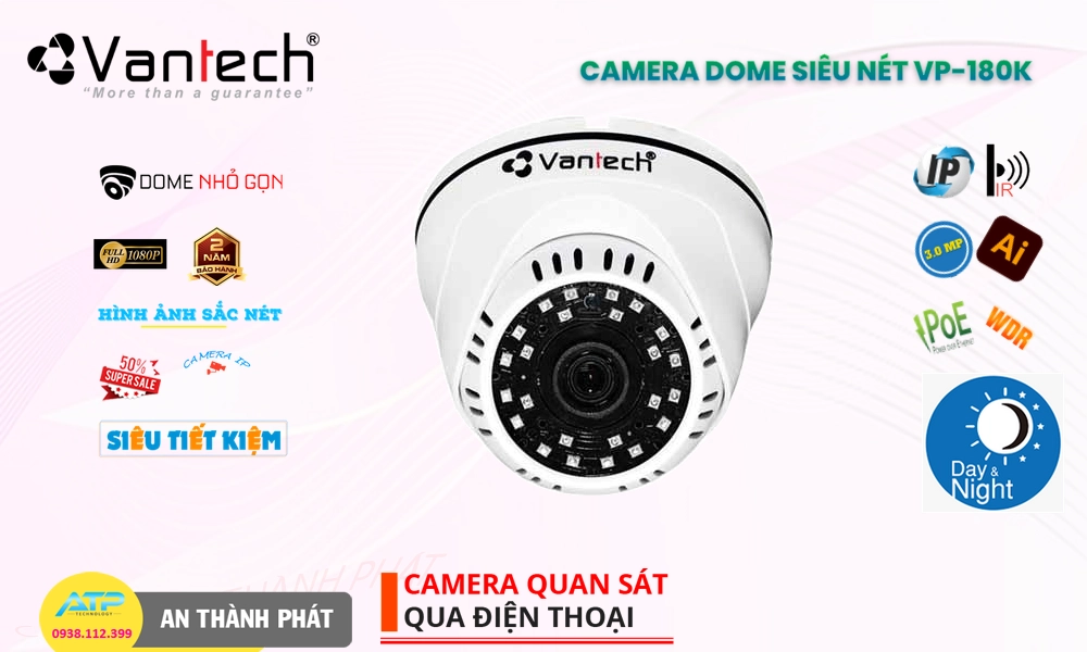 Camera VanTech VP-180K Mẫu Đẹp