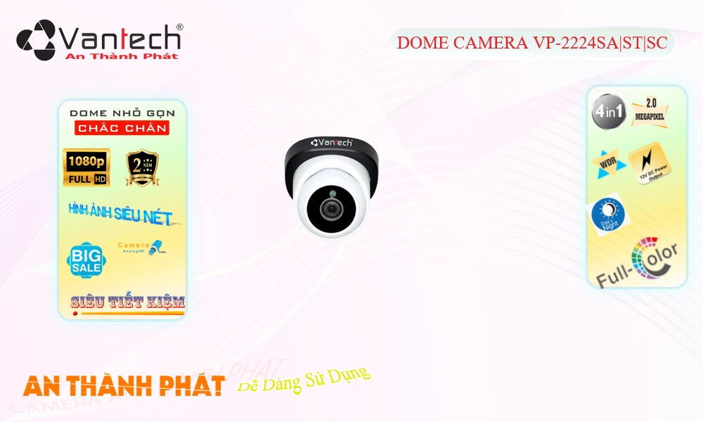 Camera VP-2224SA|ST|SC Giá tốt ✅