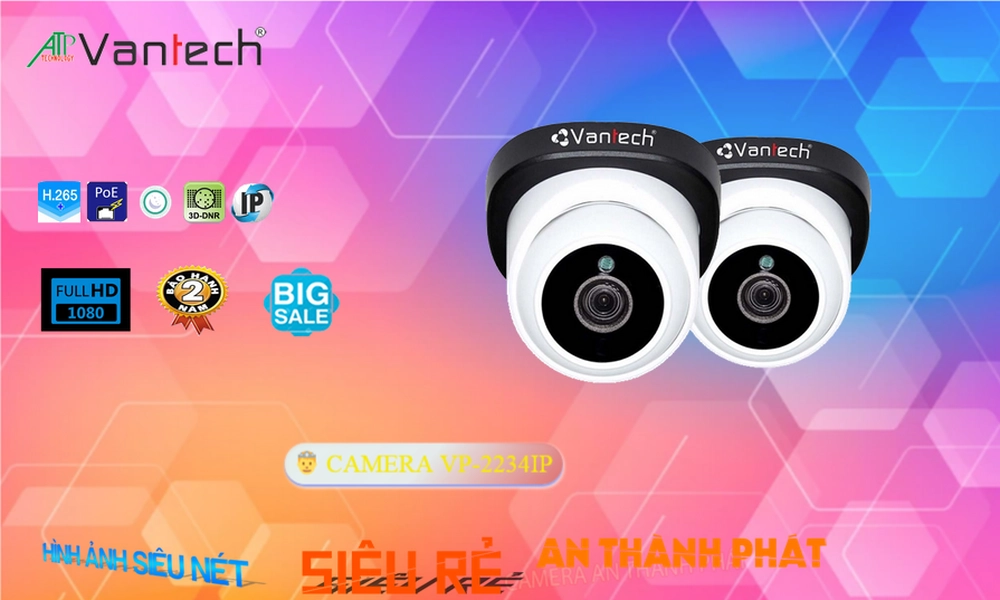 Camera VanTech VP-2234IP Tiết Kiệm