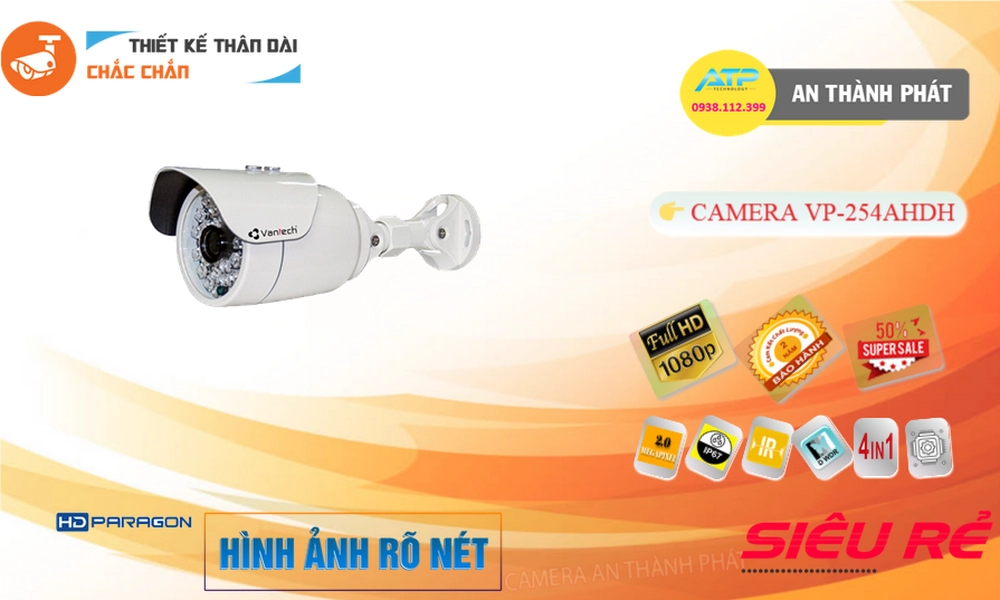 VP-254AHDH Camera VanTech Công Nghệ Mới