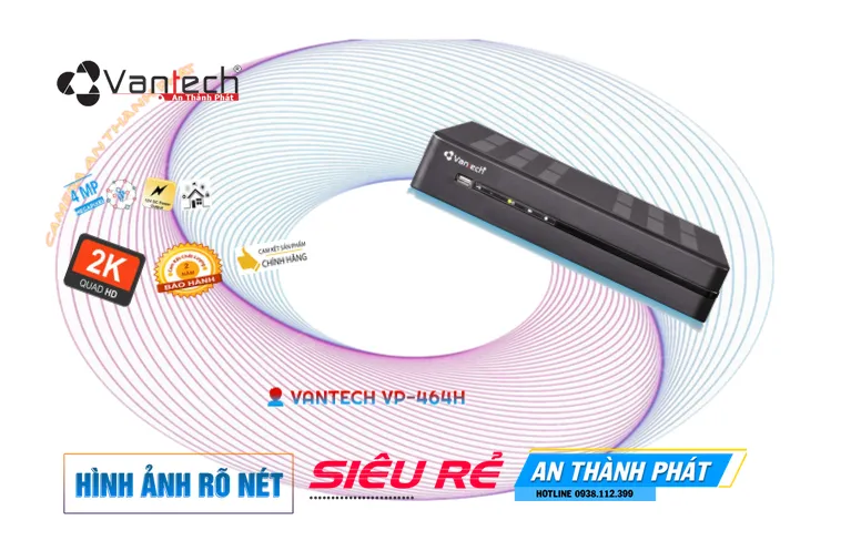 Đầu ghi VanTech VP-464H Mẫu Đẹp