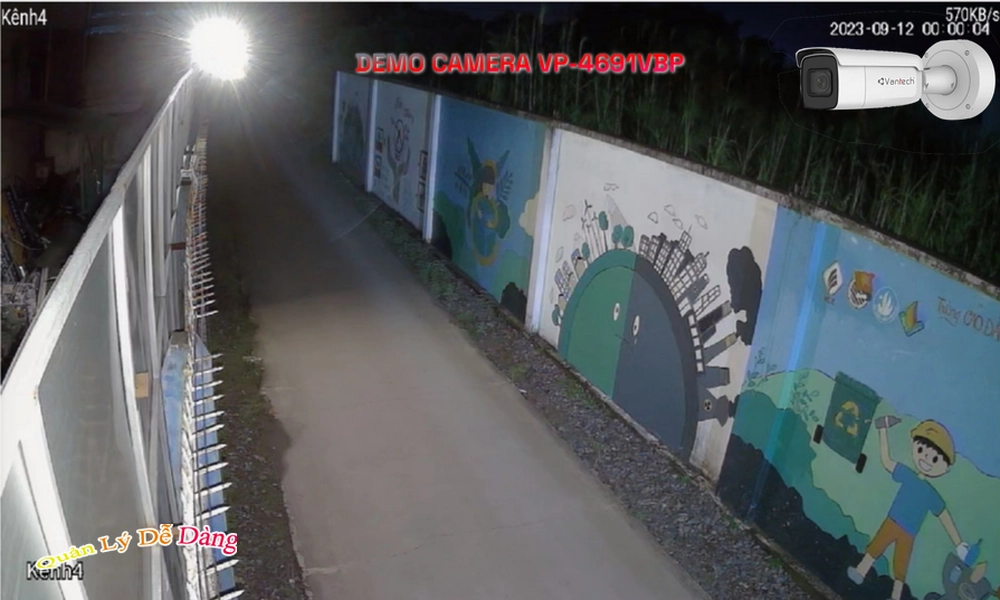 VP-4691VBP Ip POE Sắc Nét Camera Giám Sát Công Nghệ Mới