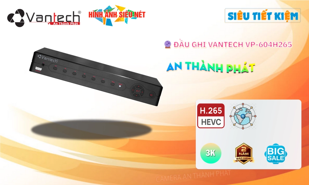 VP-604H265 Đầu Ghi Hình Giá tốt