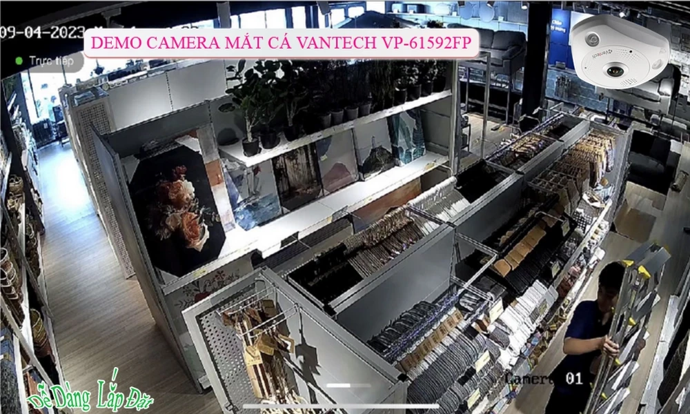 VP-61592FP Camera Ip POE Sắc Nét VanTech Giá rẻ