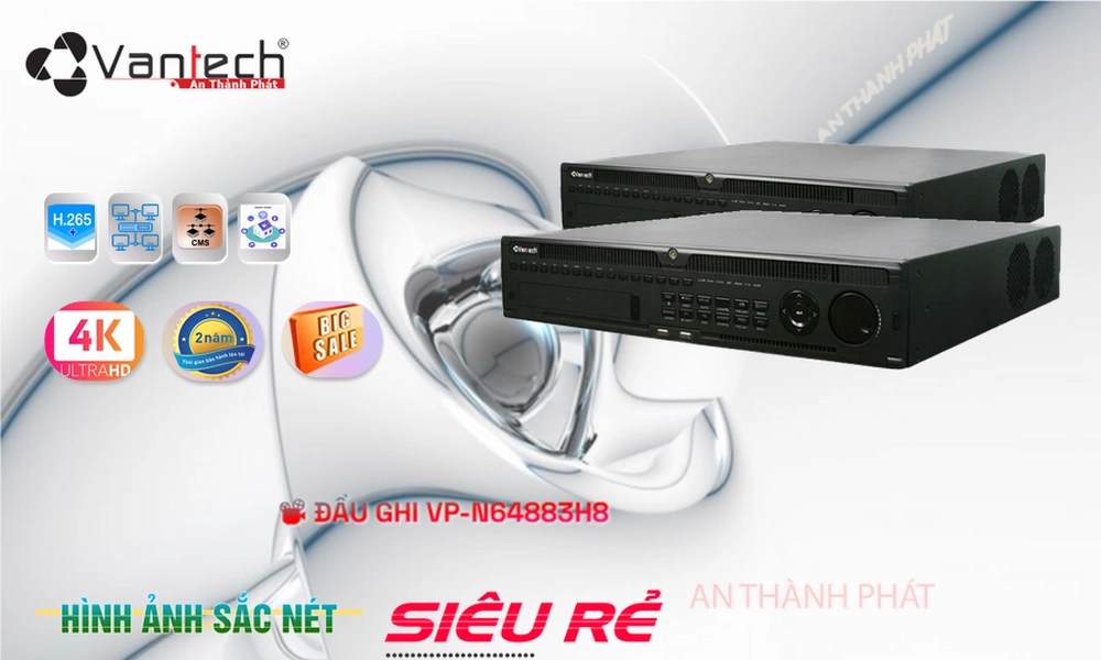 Đầu Ghi VanTech Với giá cạnh tranh VP-N64883H8