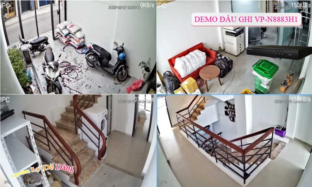 Đầu ghi VanTech VP-N8883H1 Tiết Kiệm
