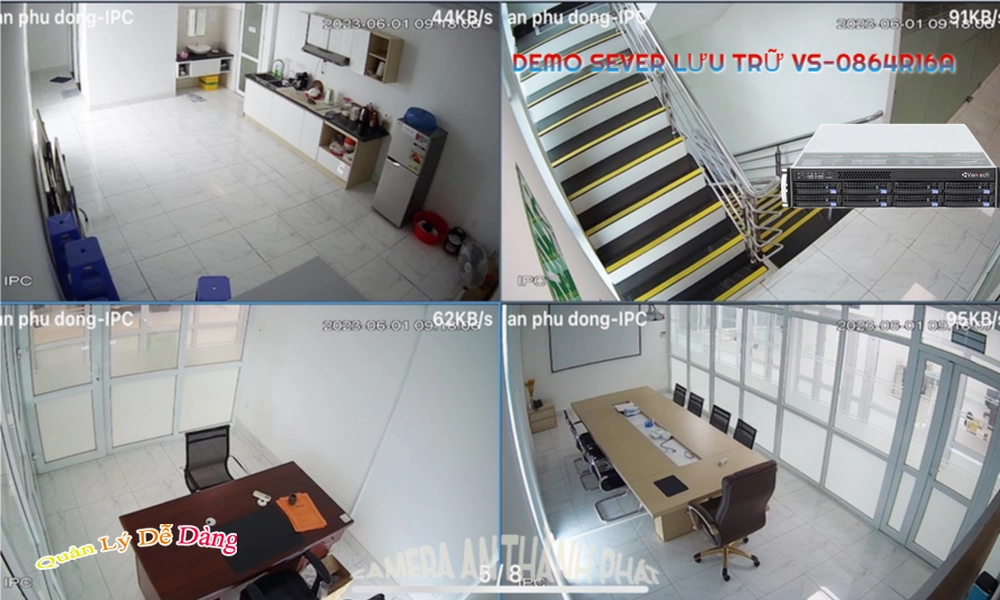✲  VS-0864R16A Đầu ghi Camera VanTech Công Nghệ Mới