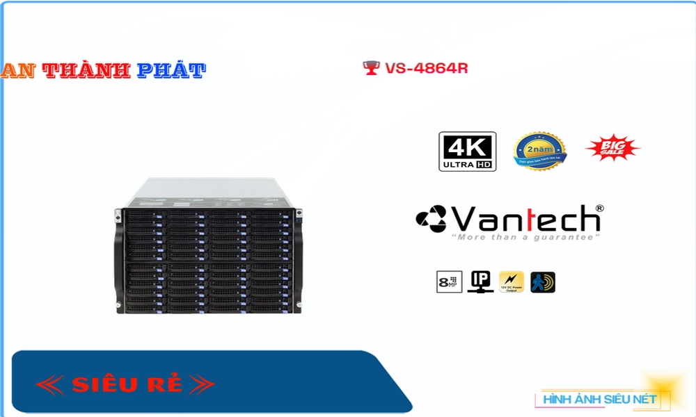 Đầu Ghi VanTech Thiết kế Đẹp VS-4864R,thông số VS-4864R, IP VS-4864R Giá rẻ,VS 4864R,Chất Lượng VS-4864R,Giá