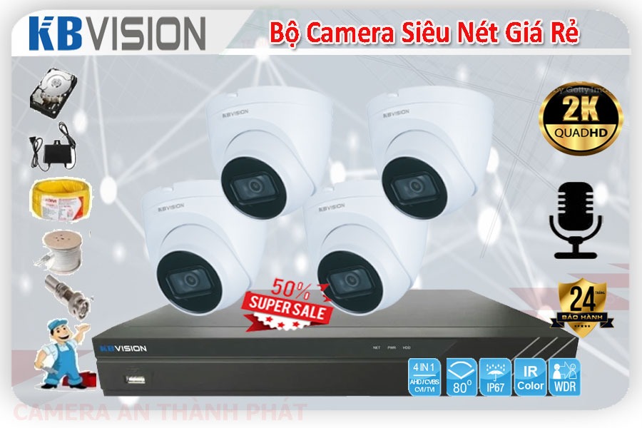 Lắp camera độ phân giải cao KBvision, Camera gia đình chất lượng Siêu Nét, Lắp đặt camera KBvision cho gia đình, Hệ