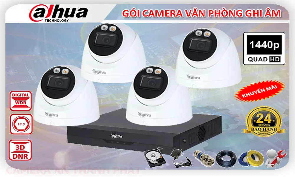 Trọn Bộ Camera IP Âm Thanh Cho Văn Phòng, Camera IP có âm thanh, Camera IP cho văn phòng, Camera IP giá rẻ, Camera IP