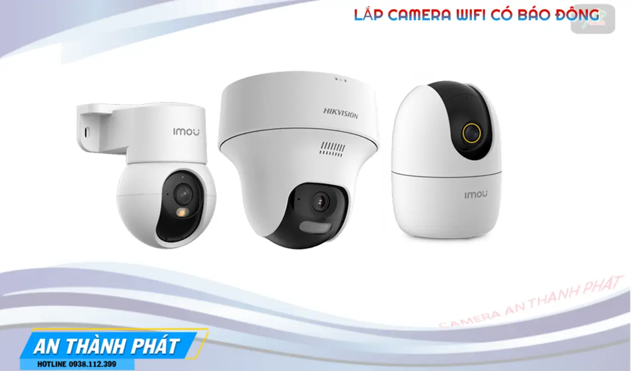 camera wifi có báo động Hikvision chống trộm
