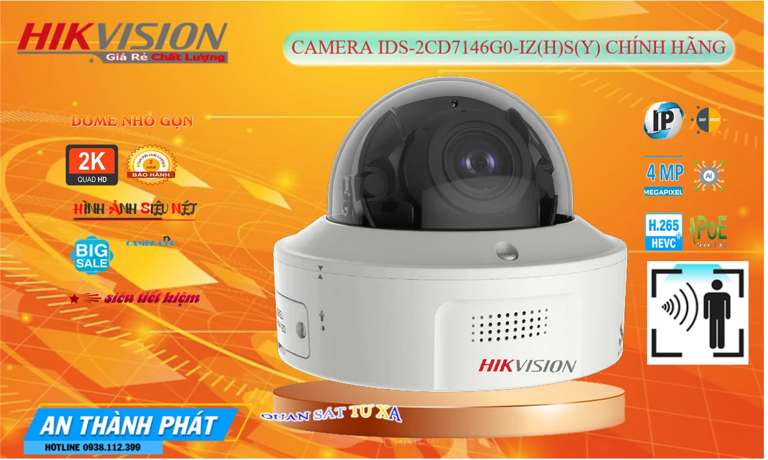 iDS-2CD7146G0-IZ(H)S(Y) sắc nét Hikvision