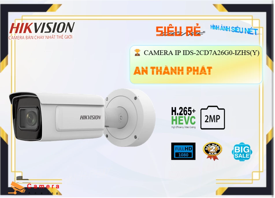 Camera Hikvision iDS-2CD7A26G0-IZHS(Y),Giá iDS-2CD7A26G0-IZHS(Y),phân phối