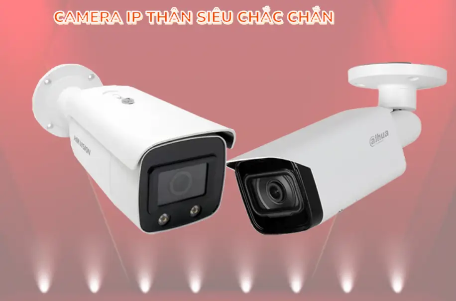 lắp camera ip thiết kế dạng thân trụ Dahua chắc chắn