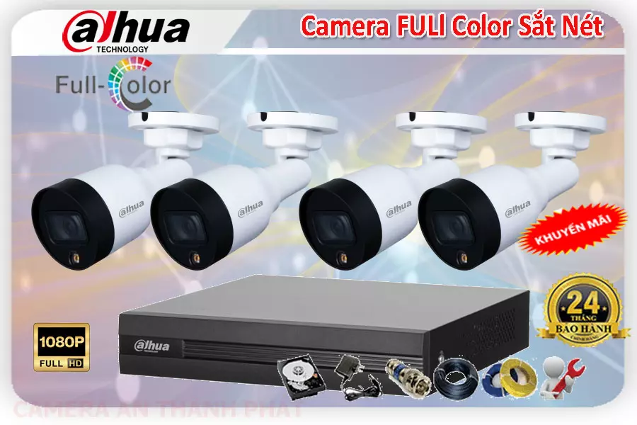 Lắp camera Dahua full color, camera Dahua sắc nét, lắp camera full color Dahua, camera Dahua chất lượng hình ảnh, lắp