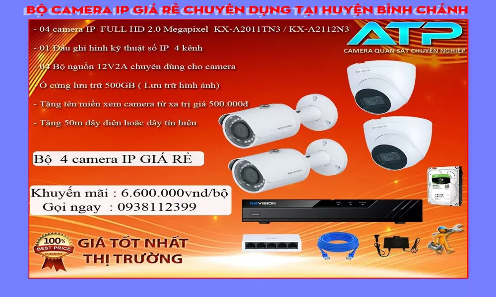 Lắp Đặt Camera Wifi Huyện Bình Chánh Giá Re