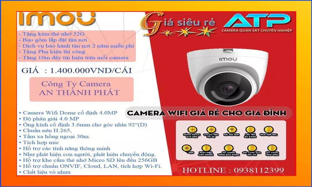 Lắp Đặt Camera Wifi Huyện Bình Chánh Giá Re
